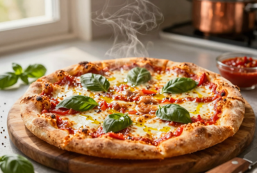 Pizza Rápida na Fritadeira Elétrica: Sabor Caseiro em Minutos