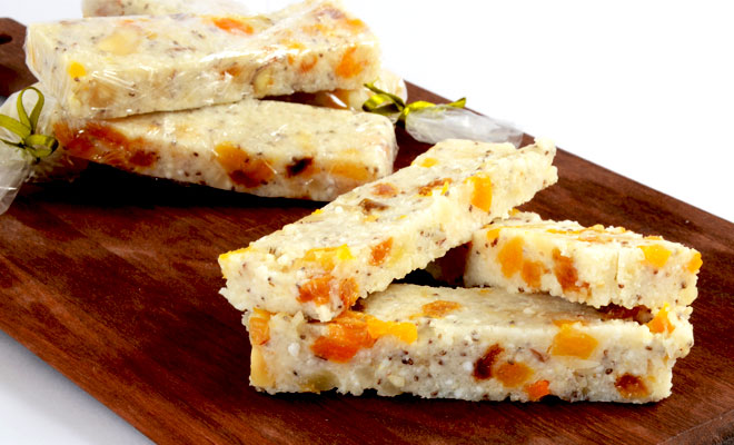 Barra de cereal de tapioca