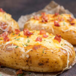Batata recheada na air fryer