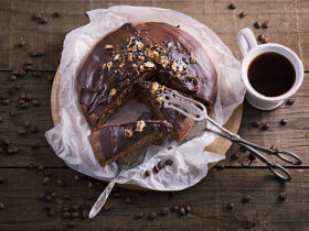 Bolo de chocolate com café