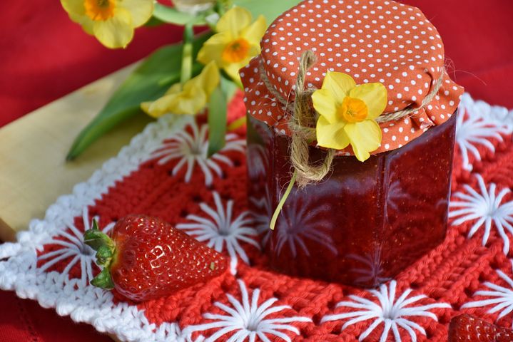Homemade Strawberry Jam Recipe 1 Geleia de morango caseira