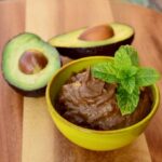 Mousse de abacate com chocolate