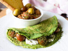 Panqueca de espinafre