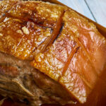 Pernil de natal ao molho de laranja