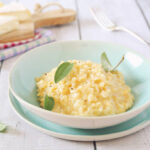 Risoto de queijo brie