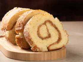 rocambole de doce de leite