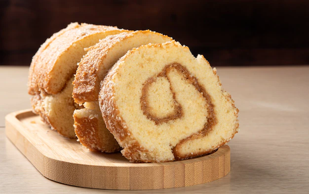 Brazilian Dulce de Leche Roll Cake (Rocambole) 1 rocambole de doce de leite