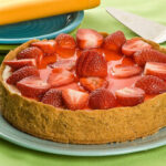 torta de morango ao vinho