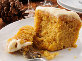 Air Fryer Pumpkin Cake 9 Bolo de abóbora na air fryer