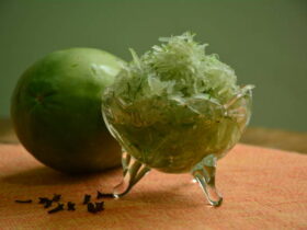 Doce de mamão verde
