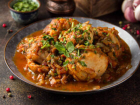 Frango com molho de limão