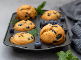 Blueberry Muffin Recipe | Easy Summer Baking 6 Muffin de mirtilo