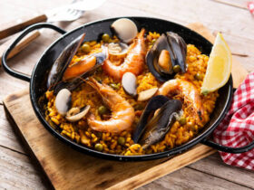 Simple Seafood Paella Recipe 12 Paella simples