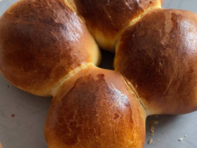 Pão caseiro na air fryer