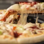 Pizza com massa de batata doce