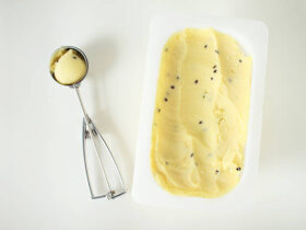 Passion Fruit Banana Ice Cream 6 Sorvete de maracujá com banana