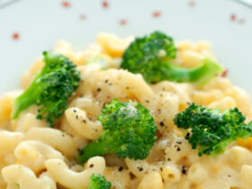 mac and cheese com brócolis