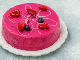 Bolo de pitaya 5 Bolo de pitaya