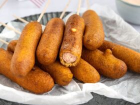 Homemade Corn Dogs 9 Hot dog no palito