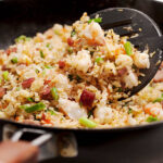 Arroz frito com bacon, um arroz nada básico