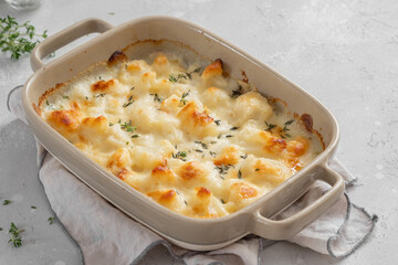 Super Creamy Cauliflower in White Sauce 1 Couve-flor ao molho branco super cremoso
