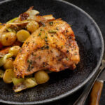 Peito de frango assado suculento, deixe todos com água na boca