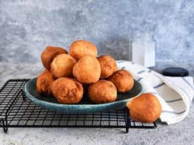 How to Make Healthy Air Fryer Bolinho de Chuva 9 Saiba como preparar bolinho de chuva fit, na air fryer