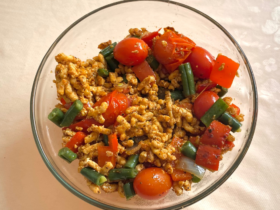 Bowl de carne moída de frango, uma refeição rápida e suculenta 11 Bowl de carne moída de frango, uma refeição rápida e suculenta
