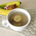 Chá de banana com canela, para te auxiliar em uma boa noite de sono