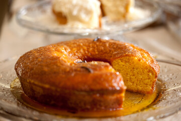 Healthy Orange Cake: Sugar-Free, Gluten-Free, & Dairy-Free 1 Bolo fit de laranja. Sem glúten, sem lactose e sem açúcar