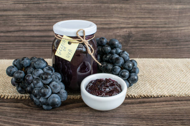 Geleia de uva roxa, feita com apenas três ingredientes 1 Geleia de uva roxa, feita com apenas três ingredientes