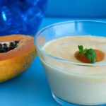 Mousse de mamão com laranja, uma sobremesa magnífica