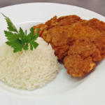 Lombo suíno à milanesa com coco. Explosão de sabores