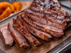 Perfect Air Fryer Strip Steak: Easy & Juicy BBQ Style Recipe 9 Receita de Contrafilé Perfeito na AirFryer: Um Churrasco fácil e suculento
