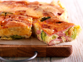 Torta de Presunto, Queijo e Brócolis: Uma maravilha fácil de preparar