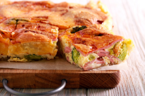 Torta de Presunto, Queijo e Brócolis: Uma maravilha fácil de preparar