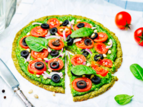 Protein Broccoli Pizza – A Healthy & Flavorful Fitness Treat 6 Pizza Proteica de Brócolis - Uma Delícia Fitness