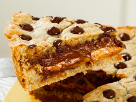 Irresistible Nutella Cookie Pie Recipe 15 Torta Cookie de Nutella. Crocante e Irresistível
