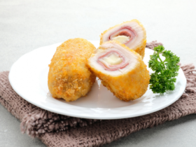 Enroladinho de Presunto e Queijo. Um petisco super crocante