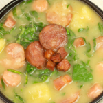 Caldo Verde de Batata Doce para aquecer os dias frios