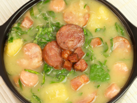 Caldo Verde de Batata Doce para aquecer os dias frios