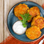 Hambúrguer vegano de abóbora. Experimente