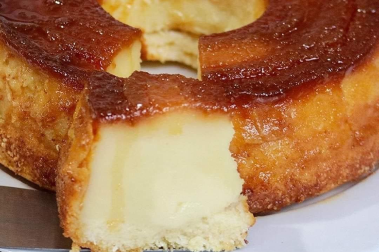 Pudim de Pão na Airfryer