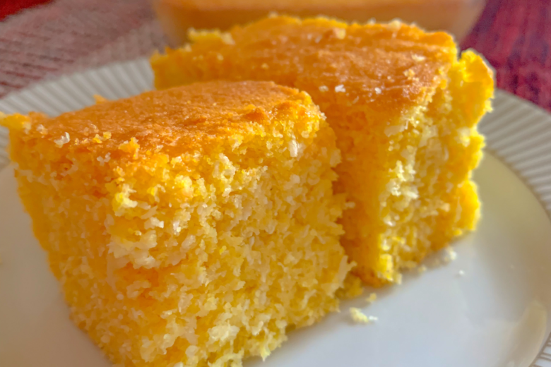 Bolo de milho com creme de leite - Fica super fofinho e úmido 1 Bolo de milho com creme de leite - Fica super fofinho e úmido