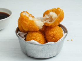 Casulo de queijo, uma delícia crocante