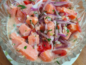 Ceviche de Salmão. Uma iguaria para sua ceia de natal ou ano novo 9 Ceviche de Salmão. Uma iguaria para sua ceia de natal ou ano novo