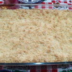 Cuca Cremosa de Banana. Receita de dar água na boca