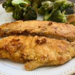 Filé de Tilápia Empanado com Farinha de Amêndoas. Você vai se encantar com o sabor