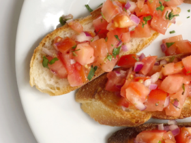 Bruschetta Italiana: Uma Entrada Deliciosa e Fácil de Preparar