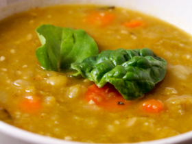 Sopa cremosa de ervilha: Um Clássico muito fácil de fazer